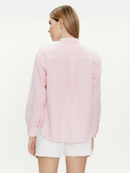 náhled Tommy Jeans dámská pruhovaná růžová košile