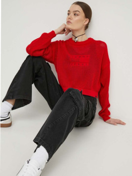 náhled Tommy Hilfiger dámský červený svetr