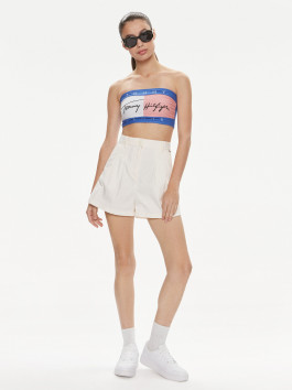 náhled Tommy Jeans dámské smetanové šortky Claire