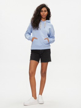 náhled Tommy Jeans dámská světle modrá mikina Logo