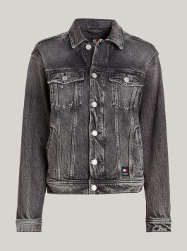 náhled Tommy Jeans dámská černo-šedá bunda Mom