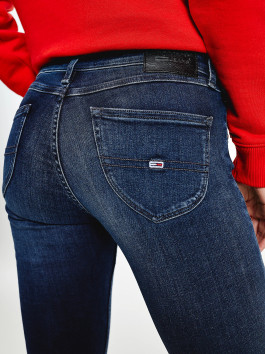náhled Tommy Jeans dámské tmavě modré džíny SOPHIE