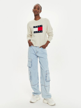 náhled Tommy Jeans dámský béžový svetr