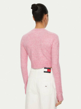 náhled Tommy Jeans dámský růžový svetr