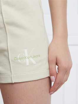 náhled Calvin Klein dámské béžové teplákové šortky