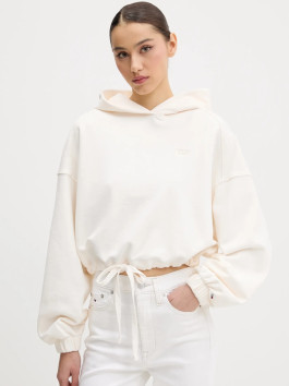 náhled Tommy Jeans dámská krémová mikina