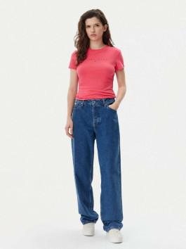 náhled Tommy Jeans dámské růžové tričko