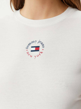 náhled Tommy Jeans dámské bílé tričko