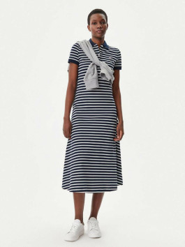 náhled Tommy Jeans dámské pruhované polo šaty