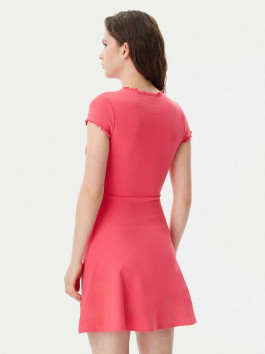 náhled Tommy Jeans dámské růžové šaty