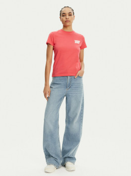 náhled Tommy Jeans dámské růžové tričko
