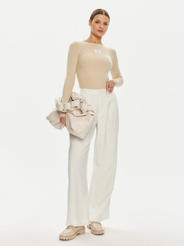 náhled Calvin Klein dámské béžové kalhoty