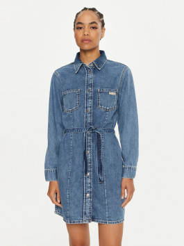 náhled Calvin Klein dámské modré riflové šaty