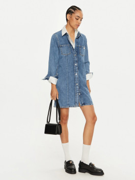 náhled Calvin Klein dámské modré riflové šaty
