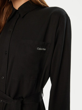 náhled Calvin Klein dámské černé košilové šaty