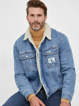 náhled Calvin Klein pánská modrá džínová bunda