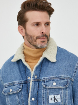 náhled Calvin Klein pánská modrá džínová bunda