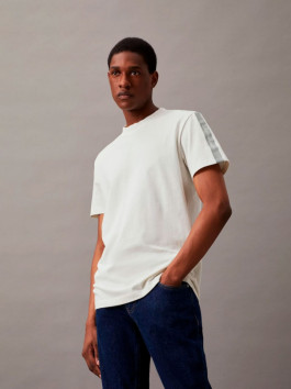náhled Calvin Klein pánské krémové tričko