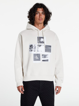 náhled Calvin Klein pánská krémová mikina Polaroid