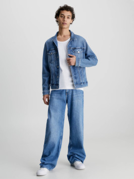 náhled Calvin Klein pánská modrá džínová bunda
