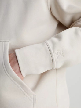 náhled Calvin Klein pánská béžová mikina TRANSPARENT STRIPE LOGO