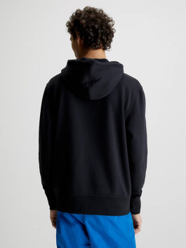 náhled Calvin Klein pánská černá mikina TRANSPARENT STRIPE LOGO