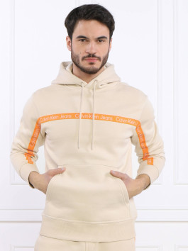 náhled Calvin Klein pánská béžová mikina