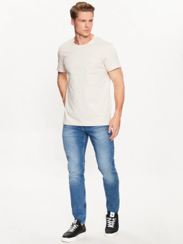 náhled Calvin Klein pánské krémové tričko