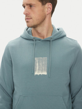 náhled Calvin Klein pánská tyrkysová mikina