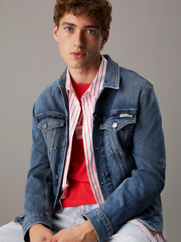 náhled Calvin Klein pánská modrá džínová bunda