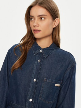 náhled Calvin Klein dámské modré košilové šaty