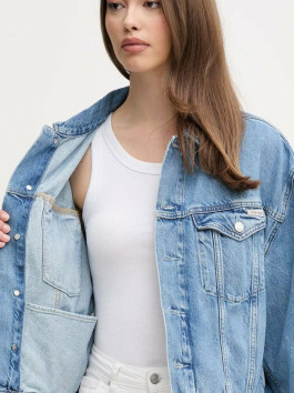 náhled Calvin Klein dámská modrá džínová bunda