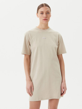 náhled Calvin Klein dámské béžové šaty