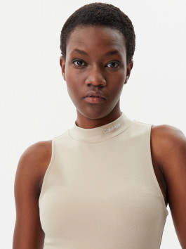 náhled Calvin Klein dámské béžové šaty