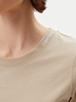 náhled Calvin Klein dámské béžové tričko