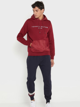 náhled Tommy Hilfiger pánská vínová mikina