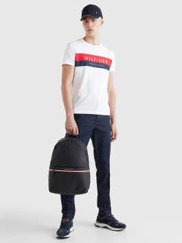 náhled Tommy Hilfiger pánské bílé triko Two Tone