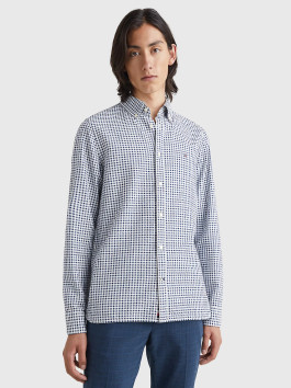 náhled Tommy Hilfiger pánská modrá kostkovaná košile