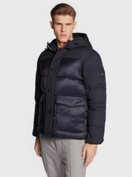 náhled Tommy Hilfiger pánská tmavě modrá bunda