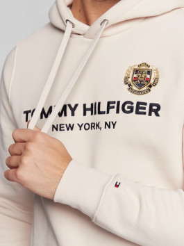 náhled Tommy Hilfiger pánská krémová mikina