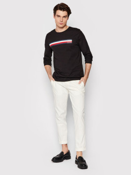 náhled Tommy Hilfiger pánské černé tričko s dlouhým rukávem