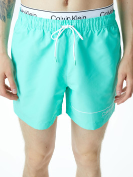 náhled Calvin Klein pánské tyrkysové plavky