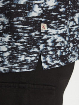 náhled Calvin Klein pánská modročerná košile