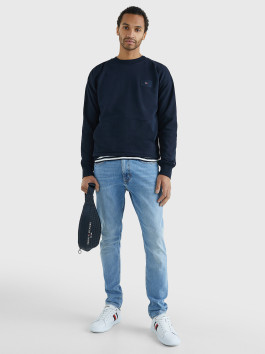 náhled Tommy Hilfiger pánská tmavě modrá mikina.