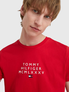 náhled Tommy Hilfiger pánské červené tričko