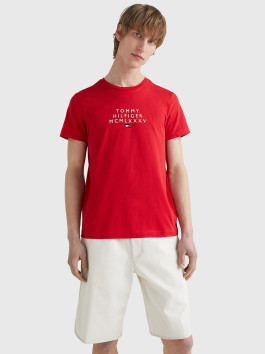 náhled Tommy Hilfiger pánské červené tričko