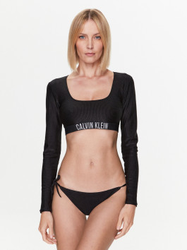 náhled Calvin Klein dámský černý plavkový top