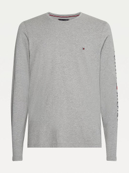 náhled Tommy Hilfiger pánské šedé triko s dlouhým rukávem