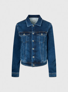 náhled Pepe Jeans dámská tmavě modrá džínová bunda Core