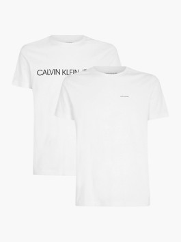 náhled Calvin Klein pánské bílé tričko 2 pack